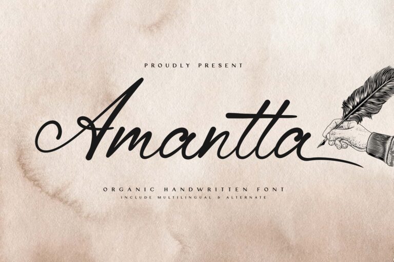 Amantta Organic Handwritten