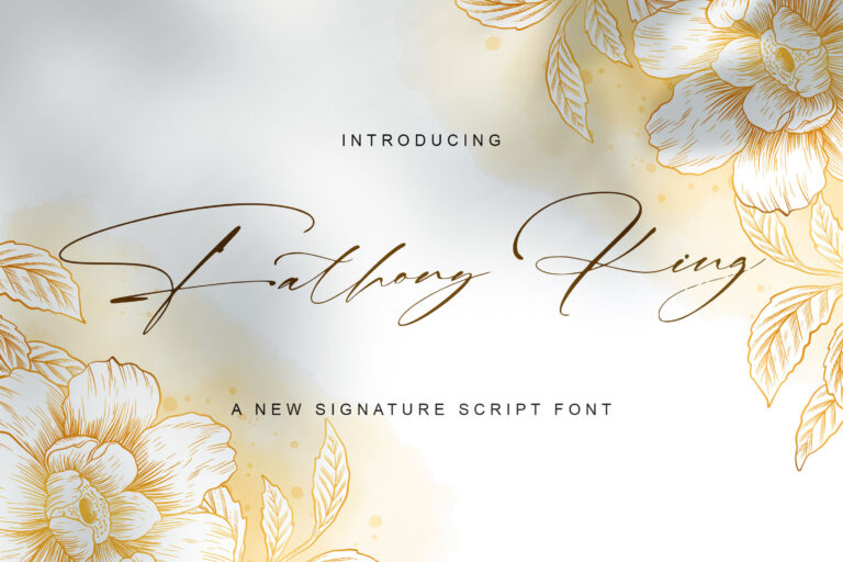 Free Fathony King Signature Font