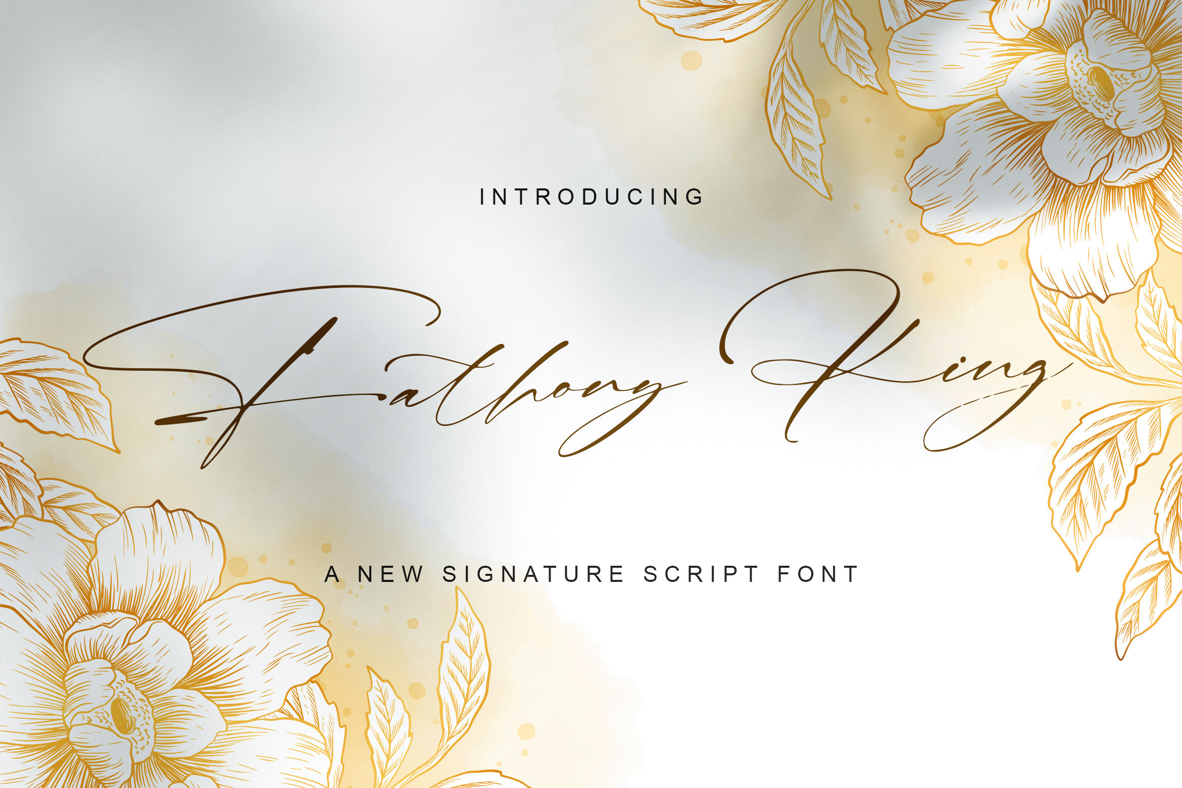 Free Fathony King Signature Font