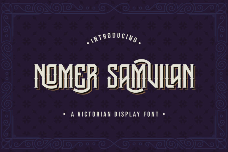 Free Nomer Samvilan Victorian Display Font