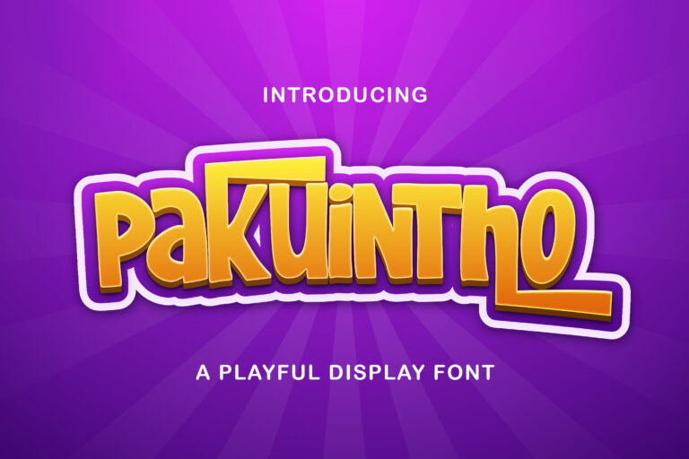 Free Pakuintho Playful Display Font