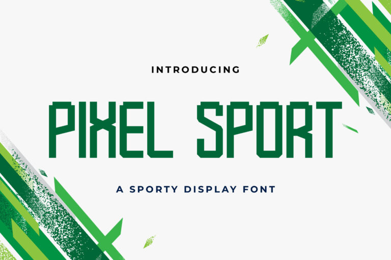 Free Pixel Sport Sporty Display Font