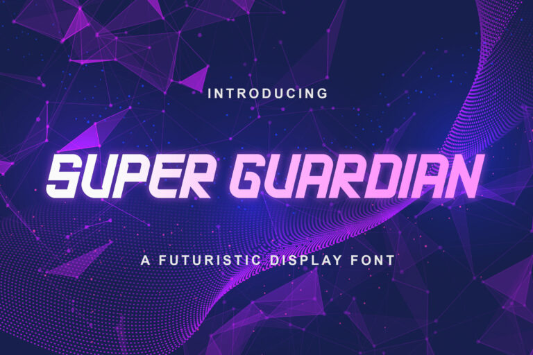 Free Super Guardian Futuristic Sans Font