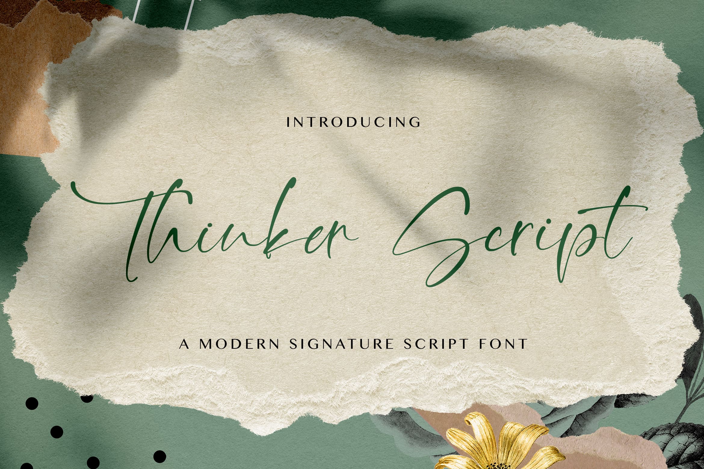 Thinker Script Signature Font