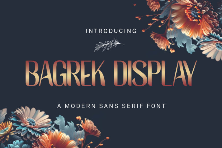 Free BAGREK DISPLAY Sans Serif Font