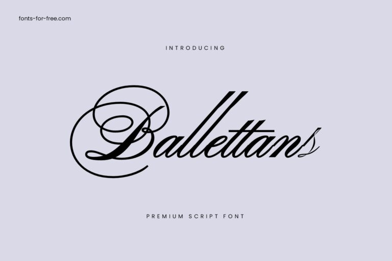 Free Ballet Font
