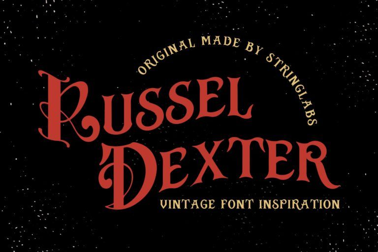 Free Russel Dexter Retro Vintage Font
