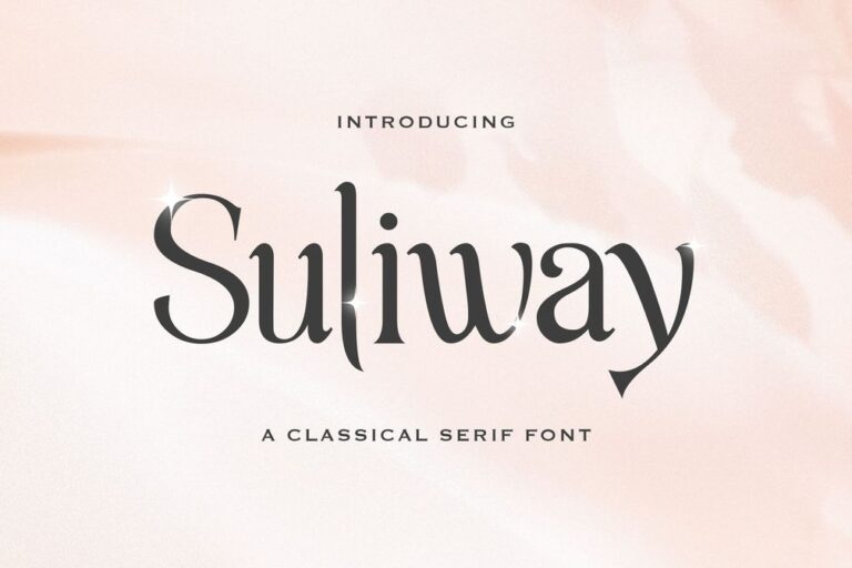 Free Suliway Display Serif Font