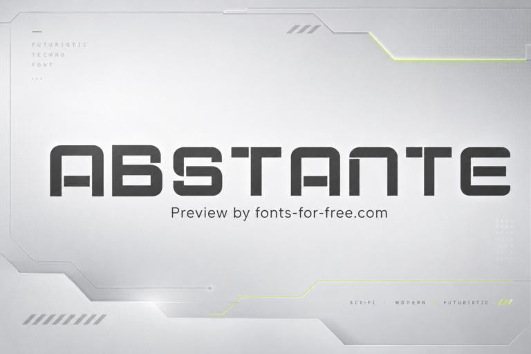 Free Abstante Font