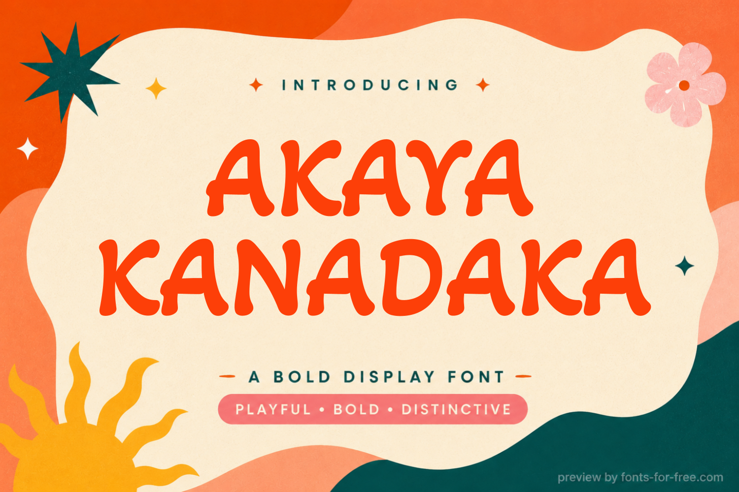 Free Akaya Kanadaka Font