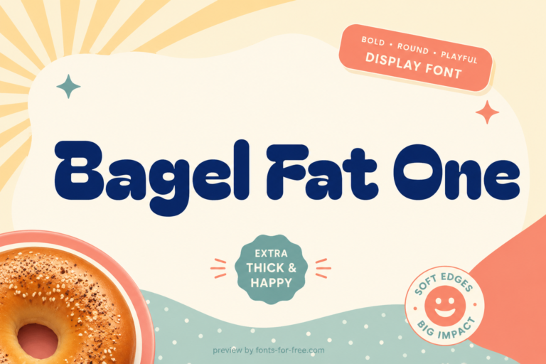 Free Bagel Fat One Font