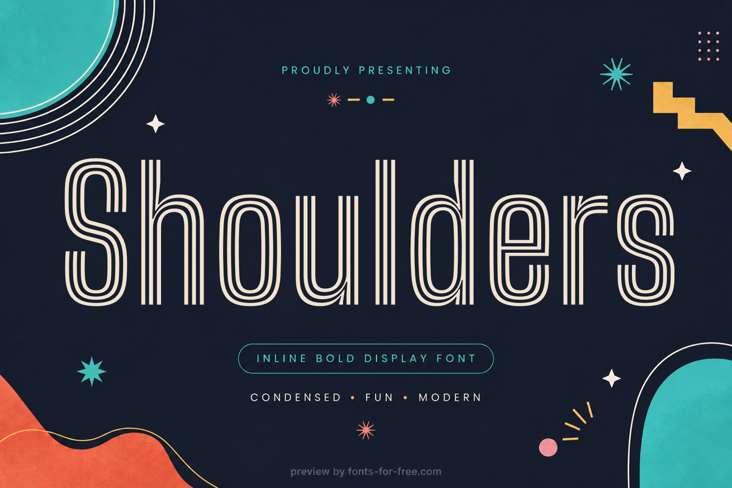 Free Big Shoulders Inline Font