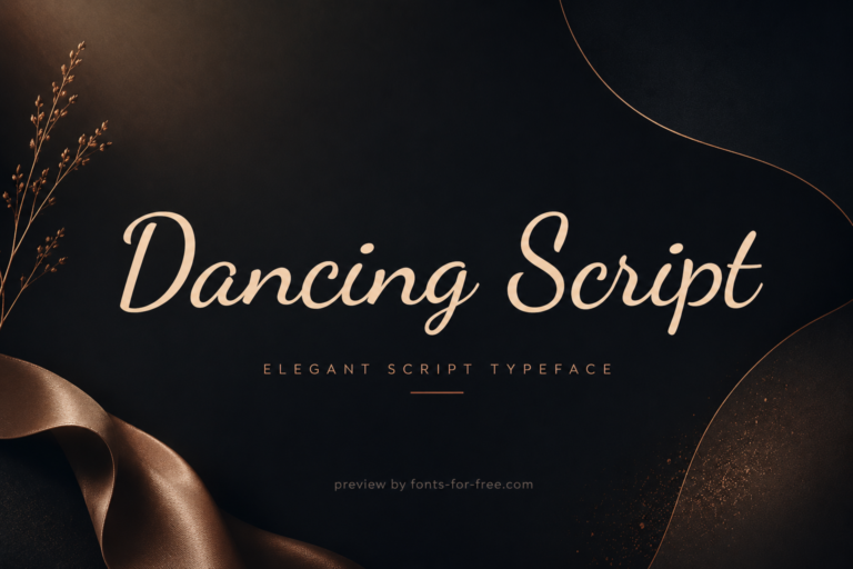 Free Dancing Script Font