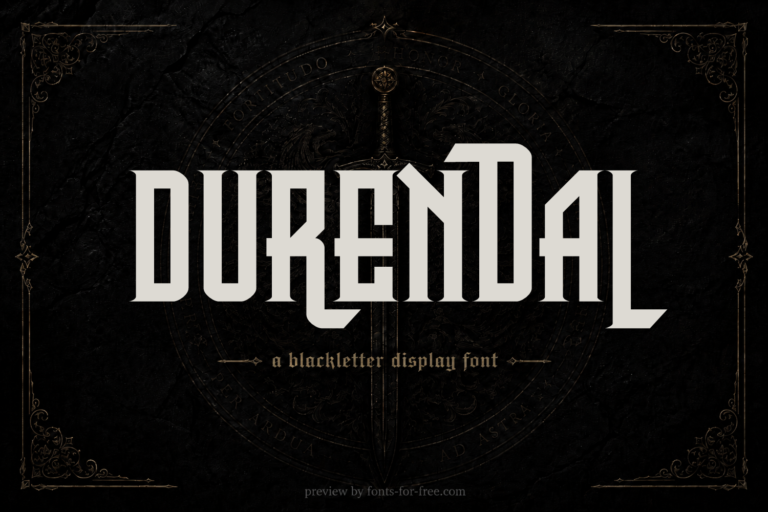 Free Durendal and Oliphant Font