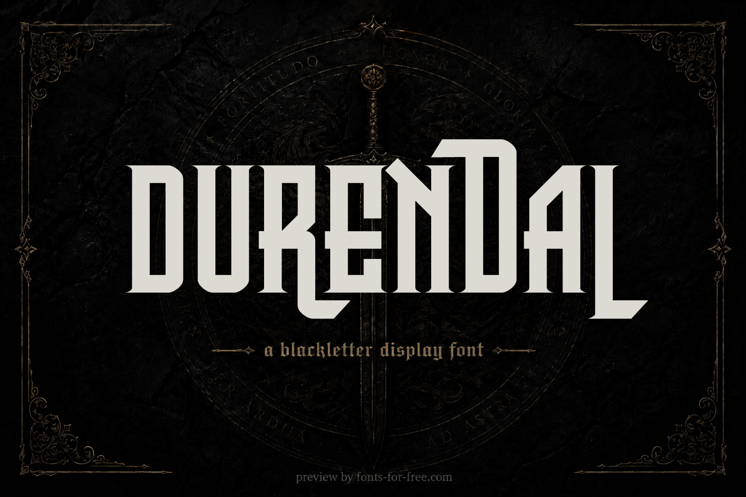 Free Durendal and Oliphant Font