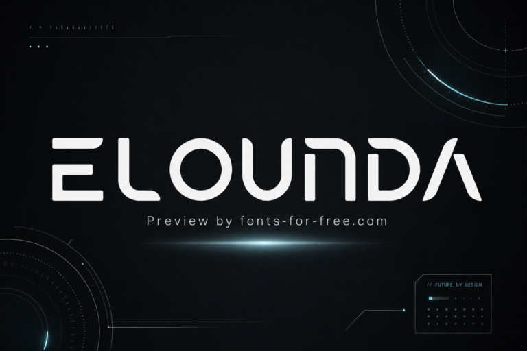 Free Elounda Font