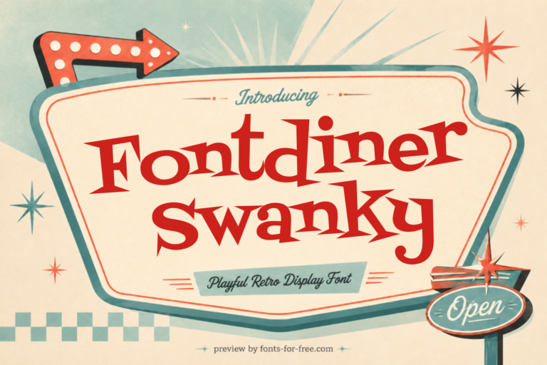 Free Fontdiner Swanky Font