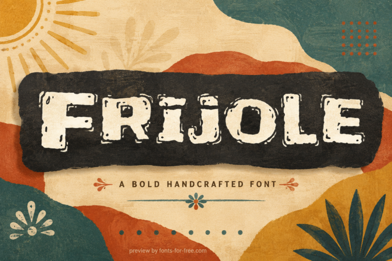 Free Frijole Font