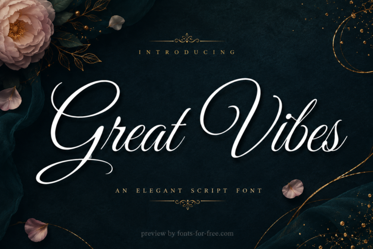 Free Great Vibes Font