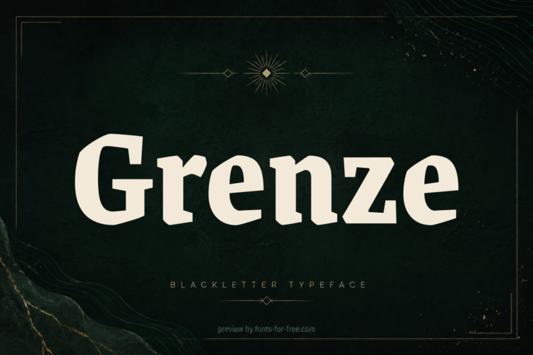 Free Grenze Font
