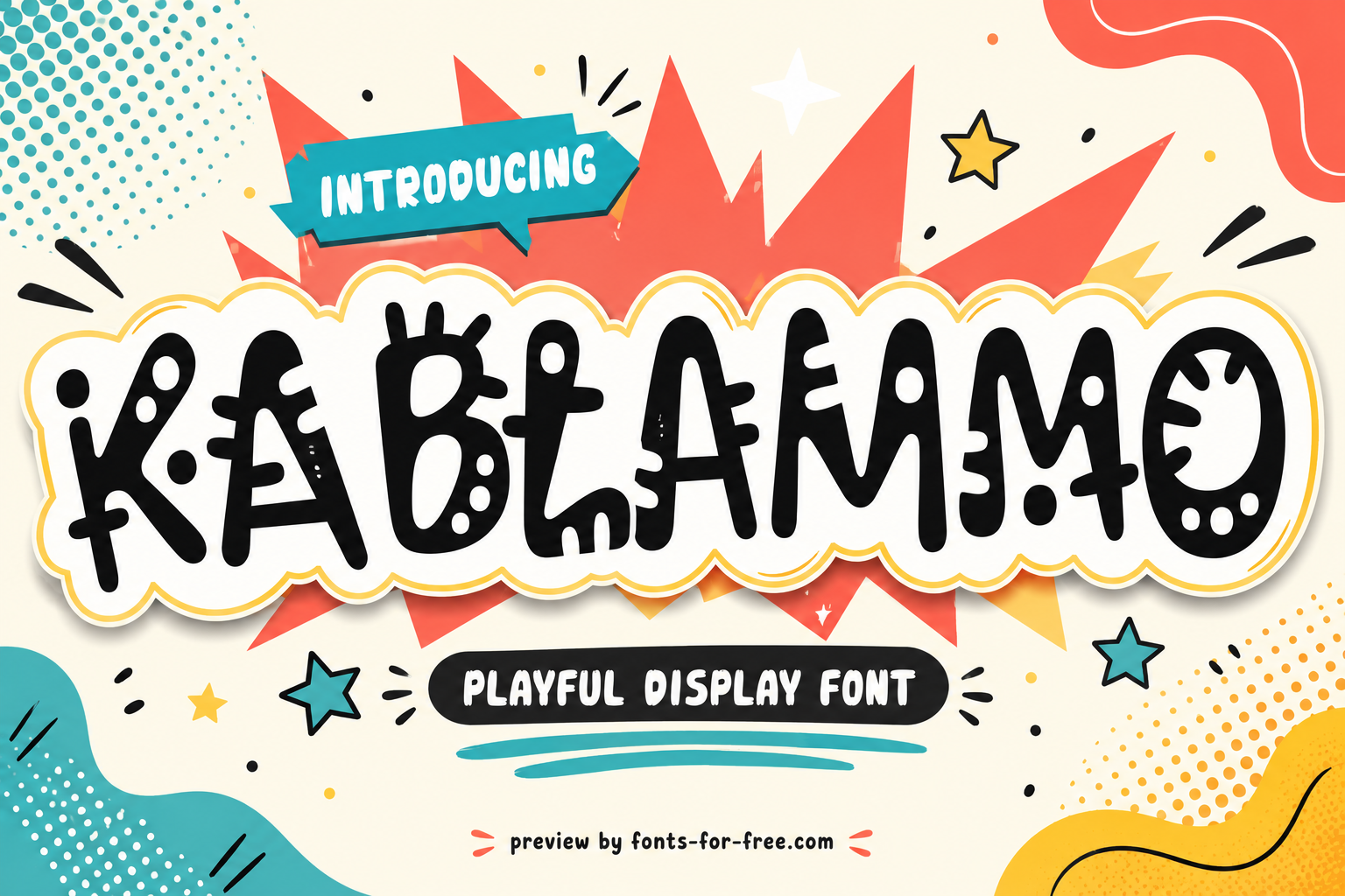 Free Kablammo Font