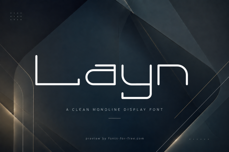 Free Layn Font