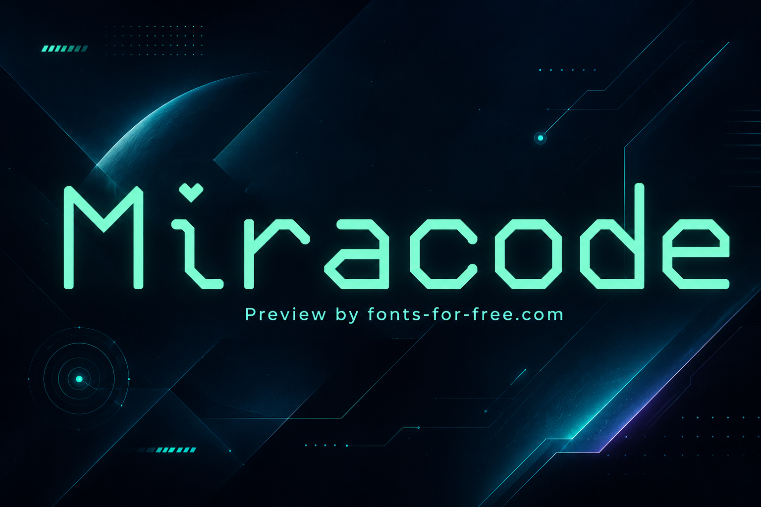 Free Miracode Font