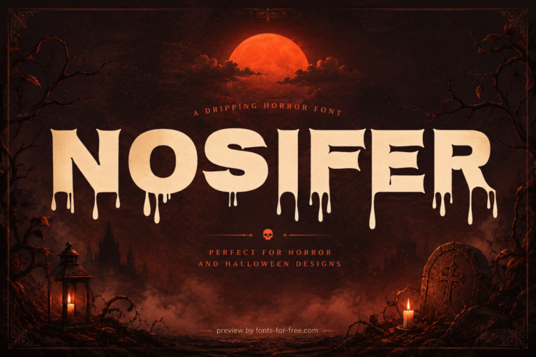 Free Nosifer Font