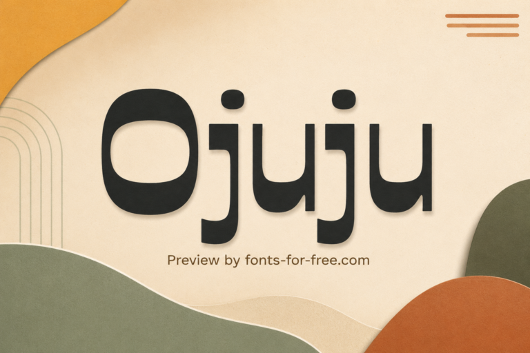 Free Ojuju Font