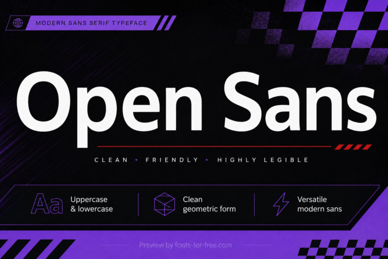 Free Open Sans Font