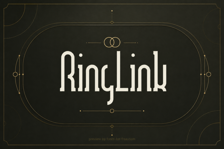 Free RingLink Font