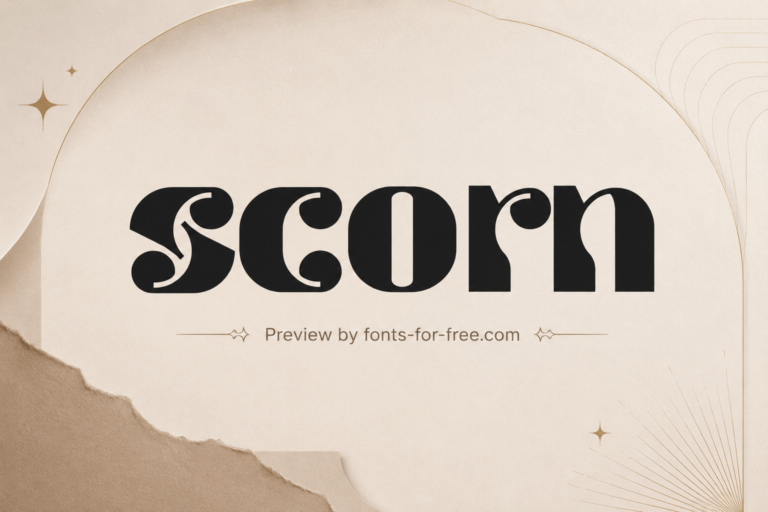 Free Scorn Font