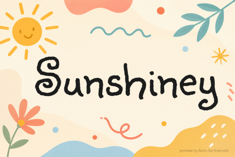 Free Sunshiney Font