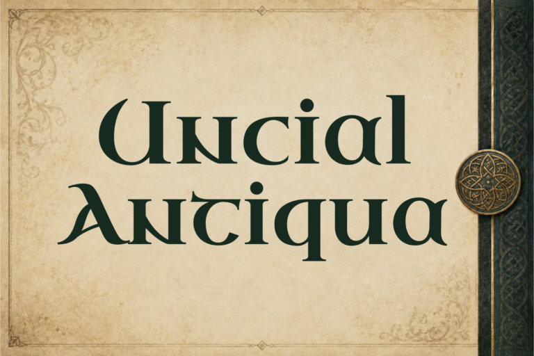 Free Uncial Antiqua Font