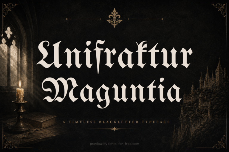Free UnifrakturMaguntia Font