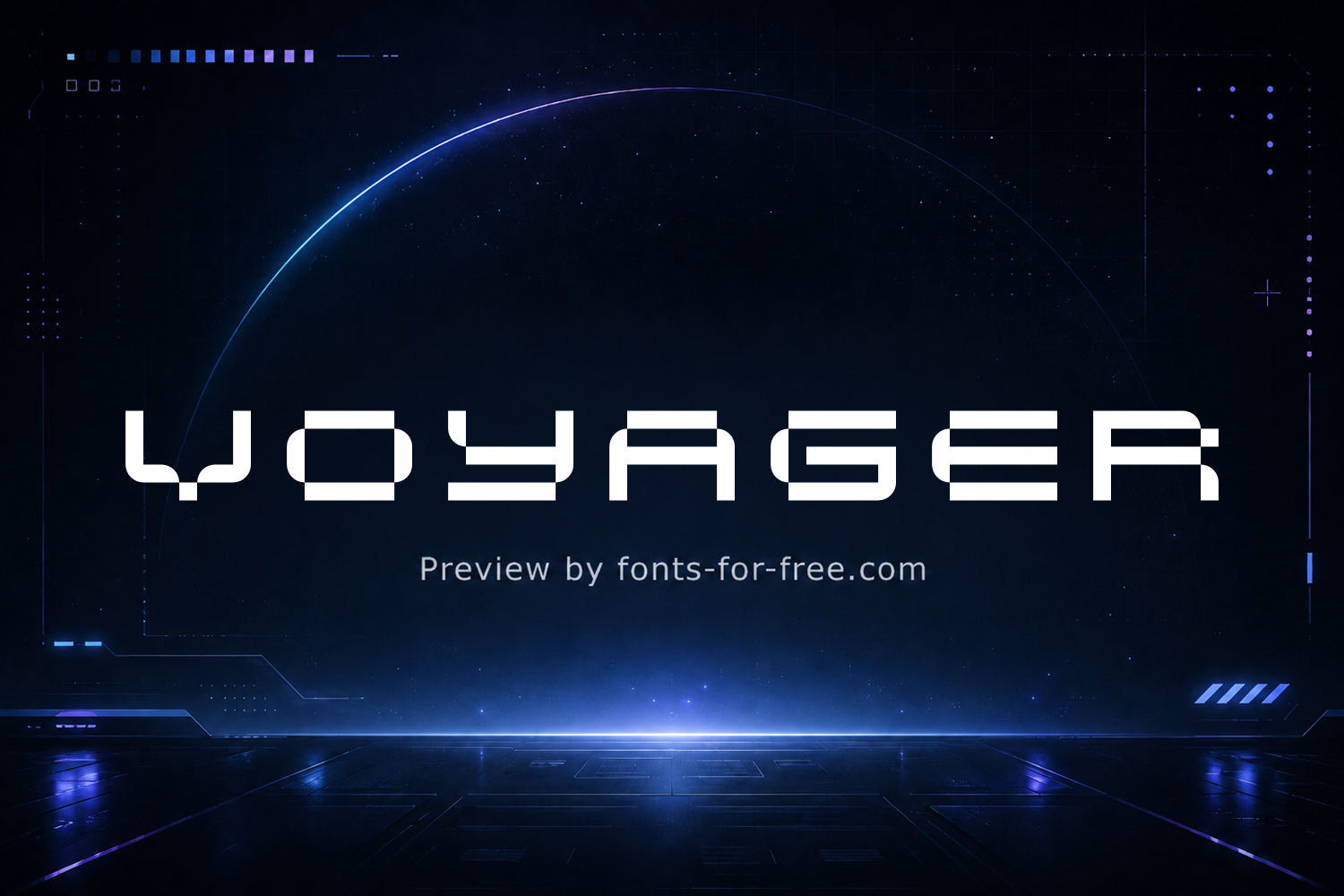 Free Voyager Font