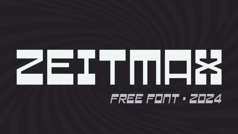 Free Zeitmax Font