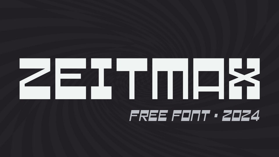 Free Zeitmax Font