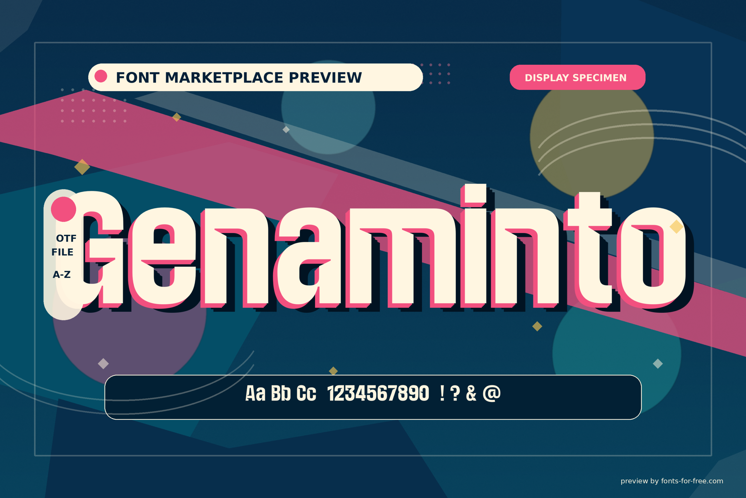 Free Genaminto Font