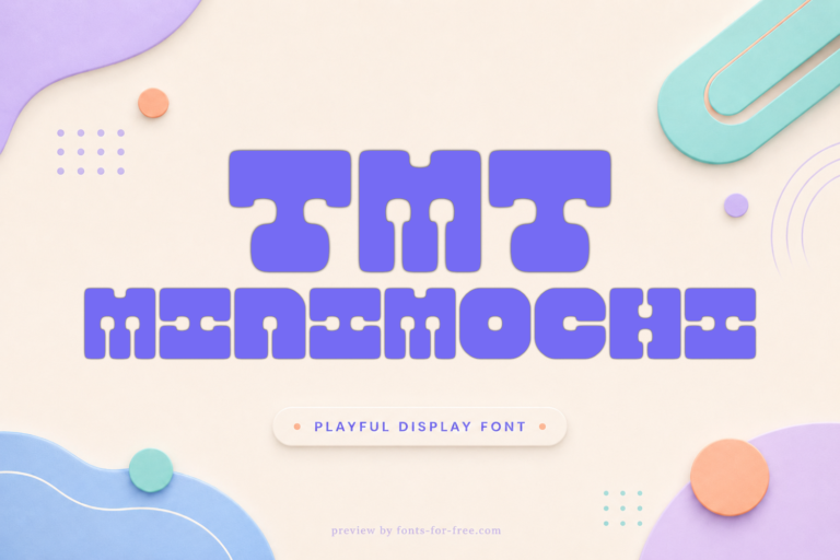 Free TMT Mini Mochi Font