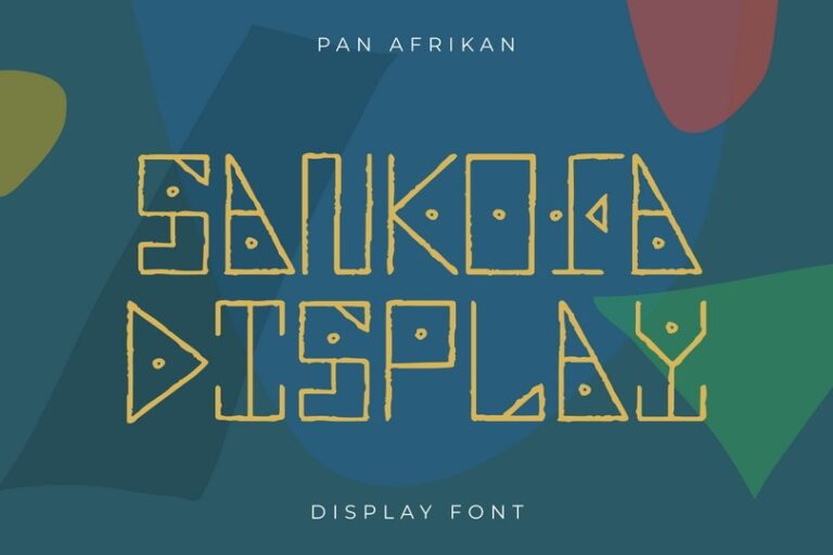 Free Sankofa Display Font