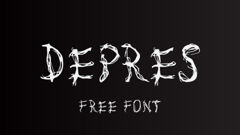 Free Depres Font