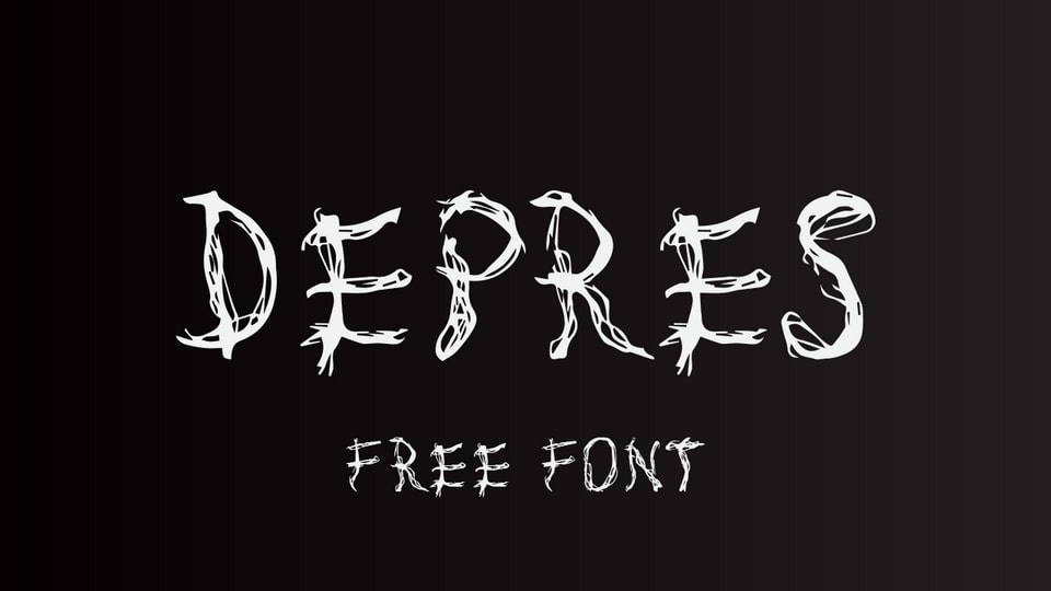 Free Depres Font