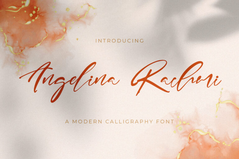 Free Angelina Rachmi Font