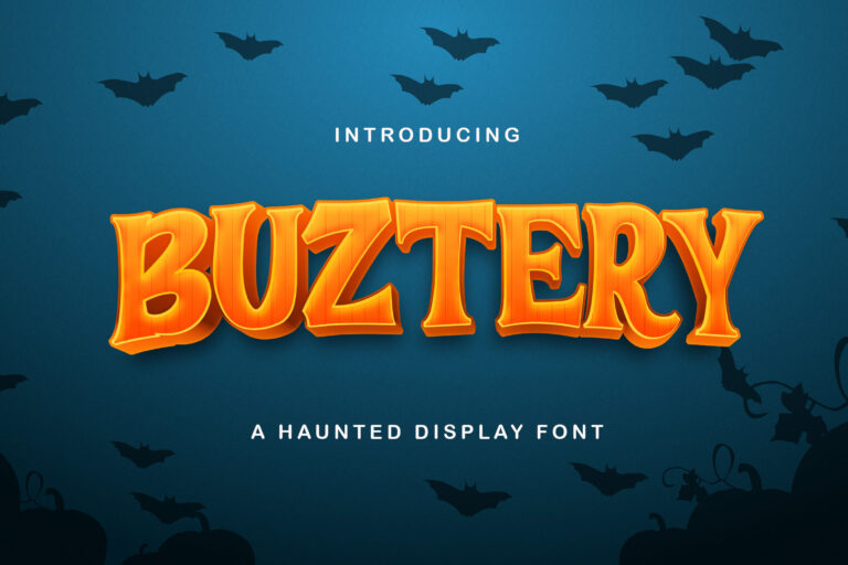 Free Buztery Font