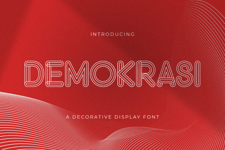 Free Demokrasi Font