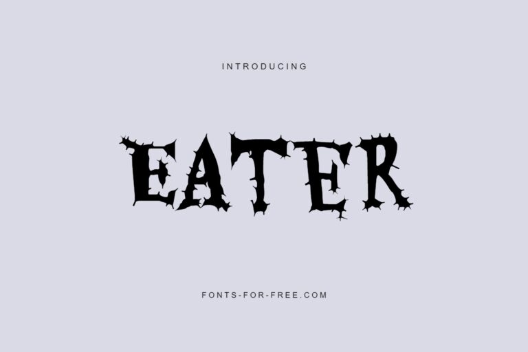 Free Eater Font