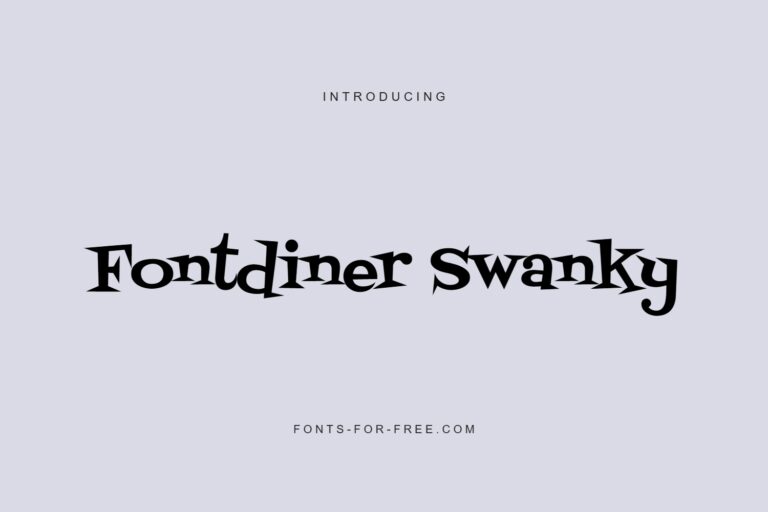 Free Fontdiner Swanky Font