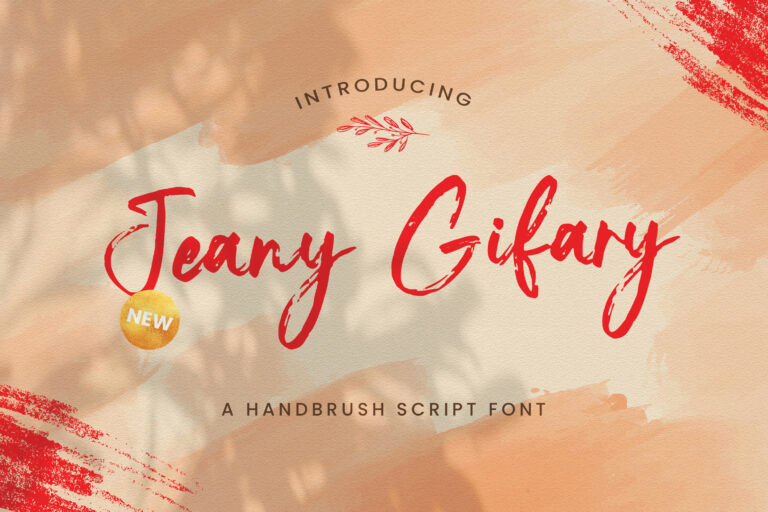 Free Jeany Gifary Font