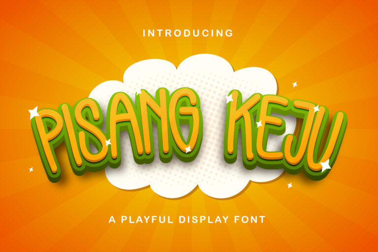 Free Pisang Keju Font